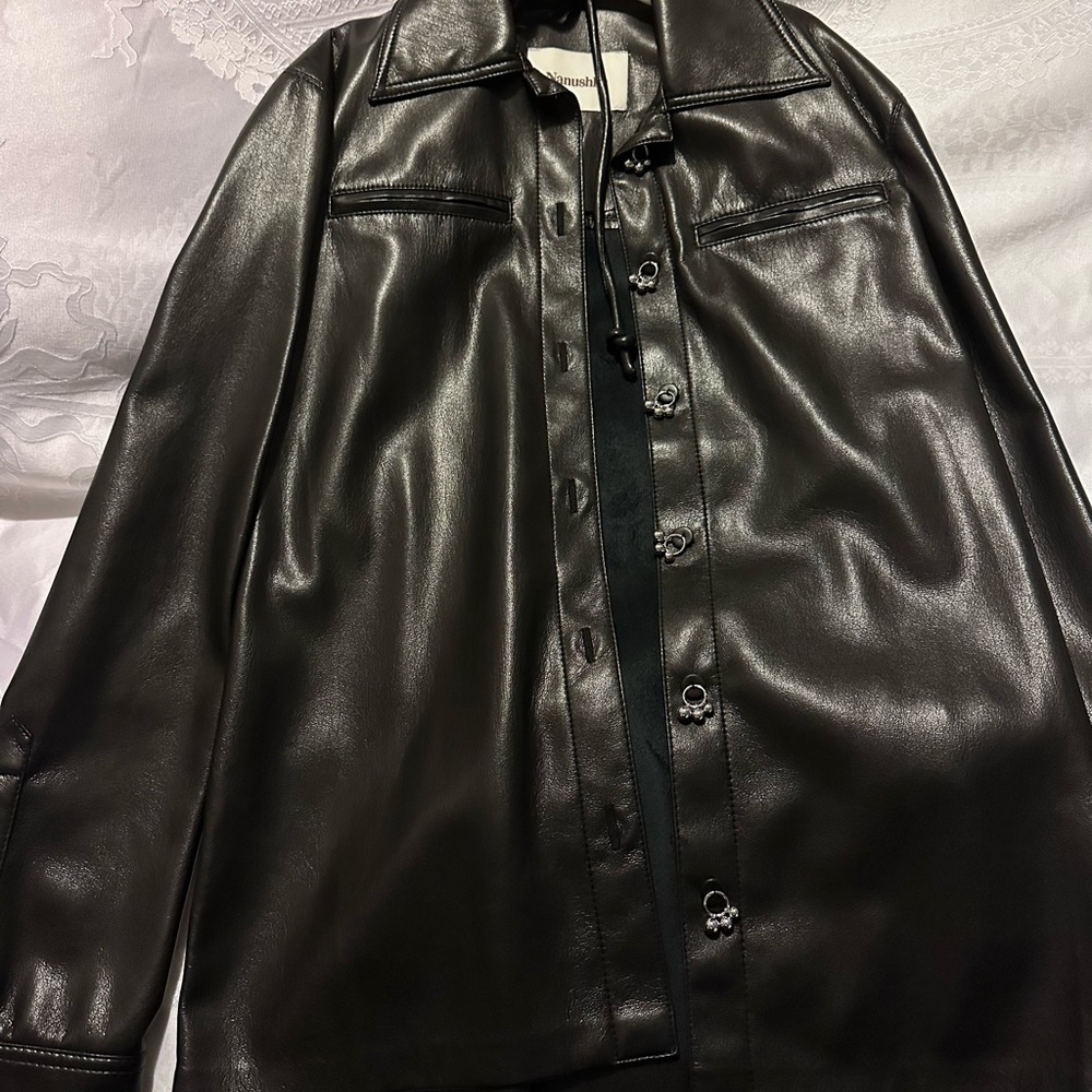 Nanushka shirt jacket, new without tags, size small